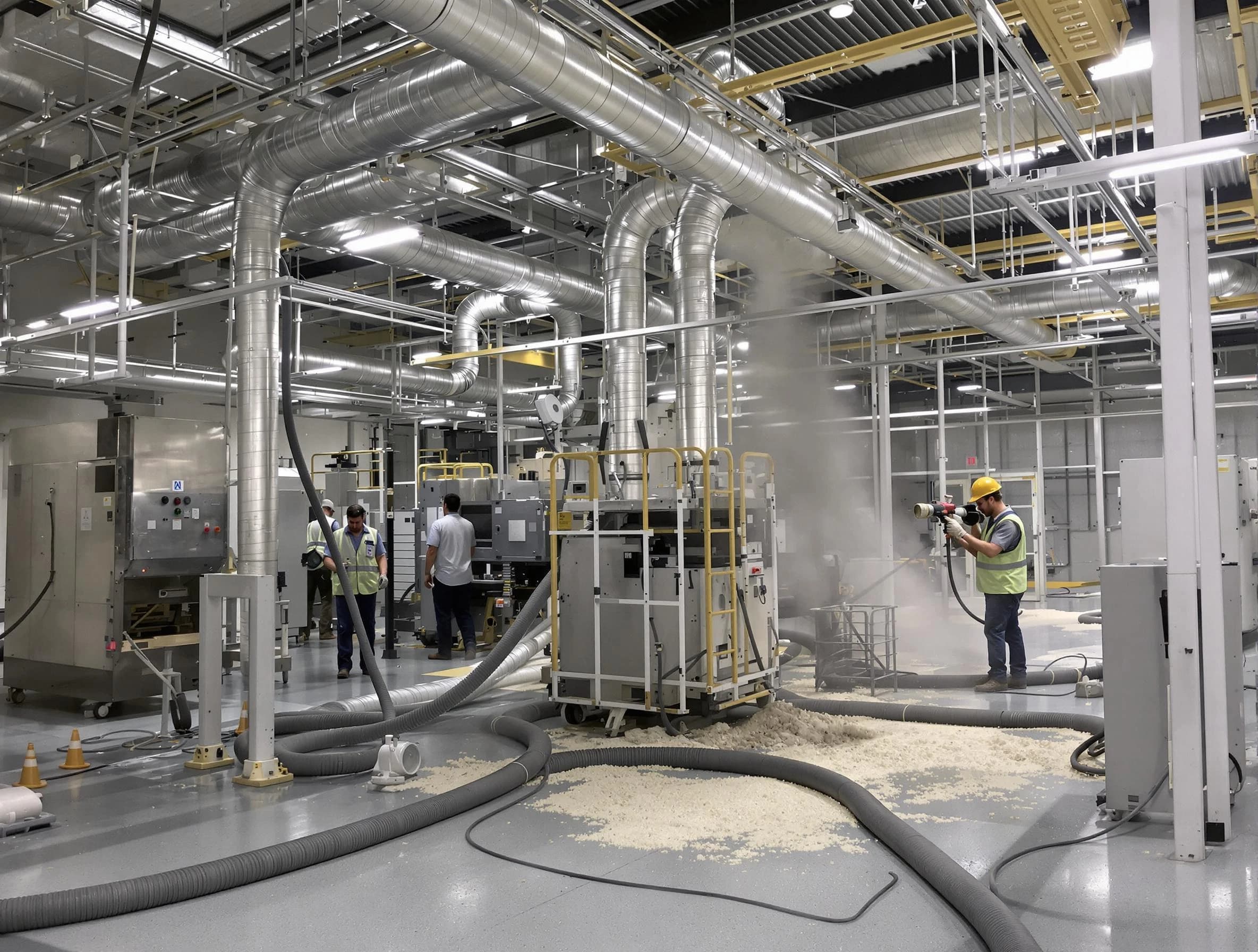 Heavy-duty industrial duct cleaning by Senoia Air Duct Cleaning in Senoia