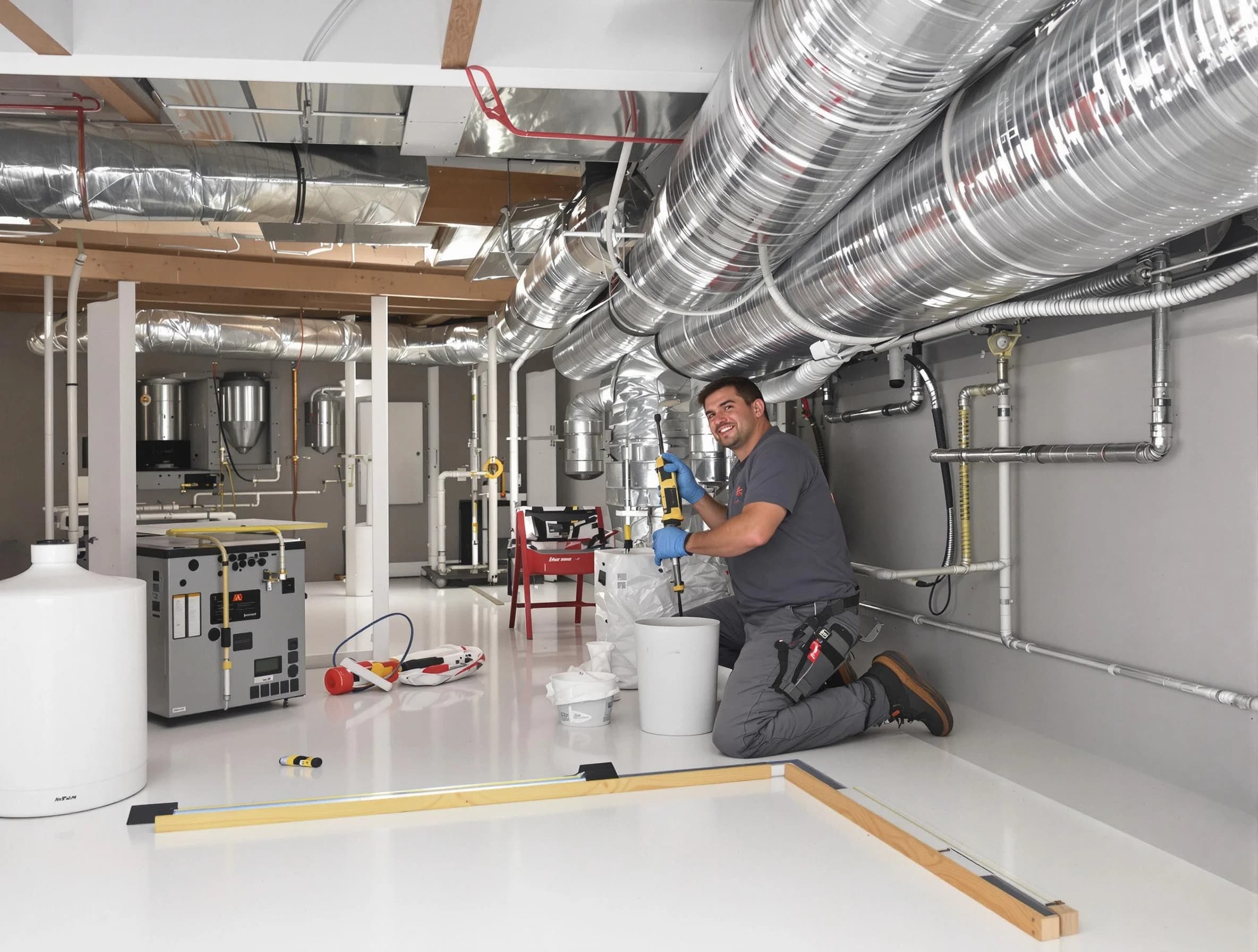 Professional duct sealing service by Senoia Air Duct Cleaning in Senoia