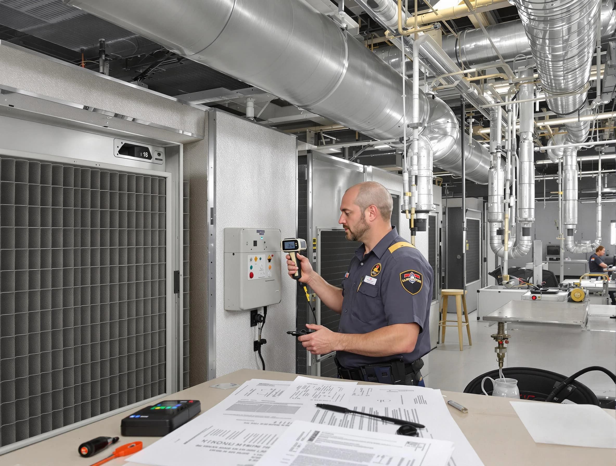 Professional filter system inspection by Senoia Air Duct Cleaning in Senoia