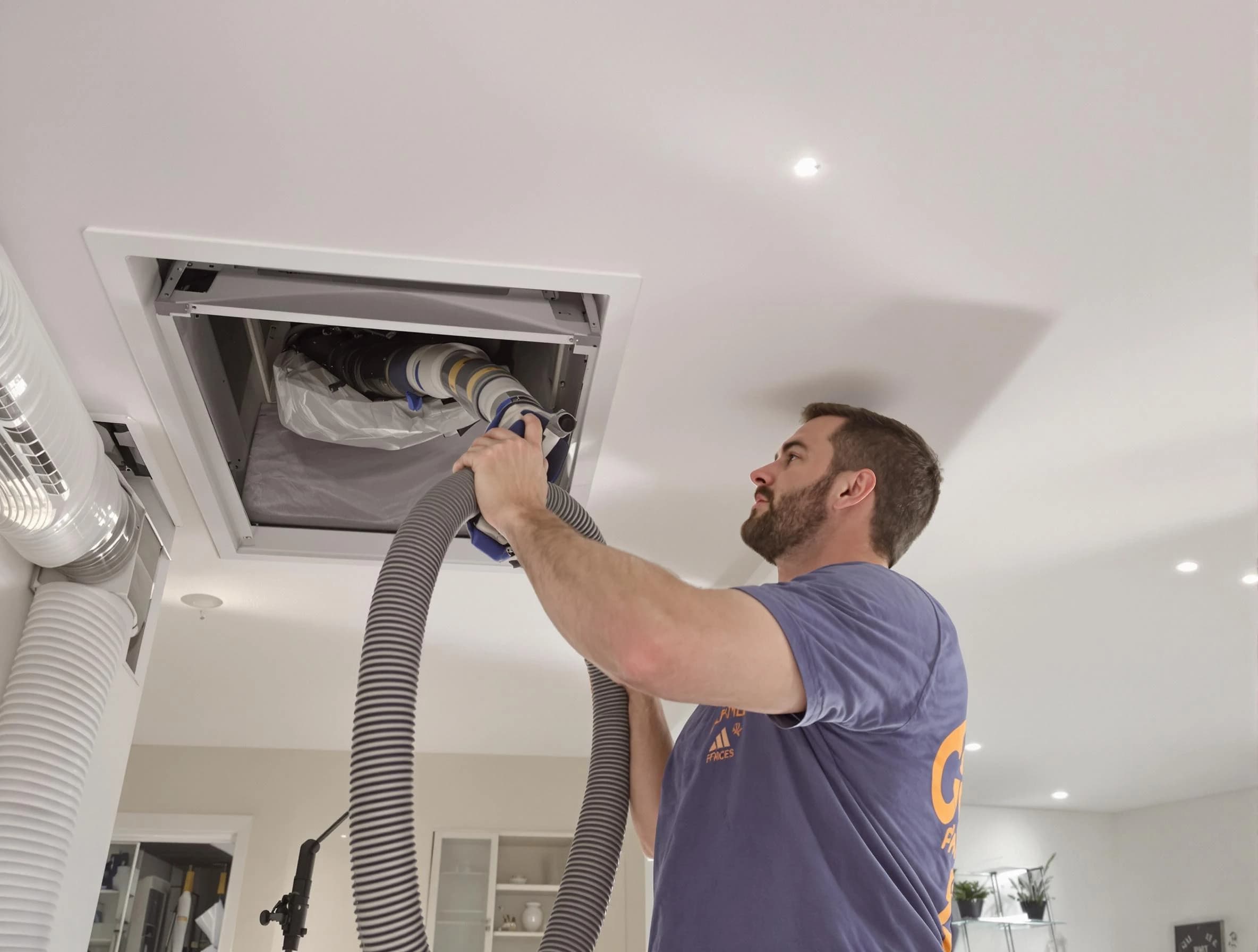Precision indoor duct cleaning by Senoia Air Duct Cleaning in Senoia