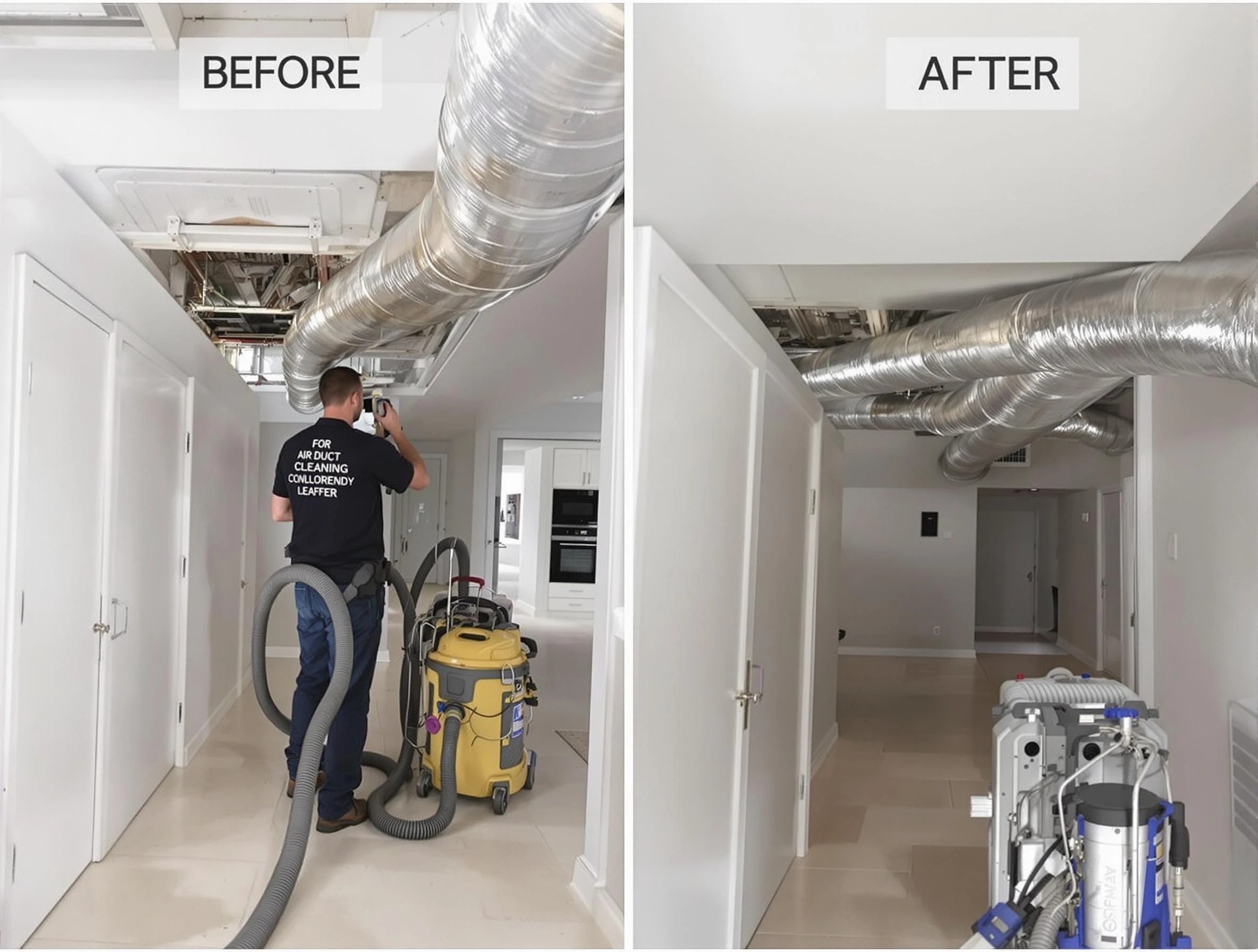 Senoia Air Duct Cleaning professional performing thorough air duct cleaning in Senoia