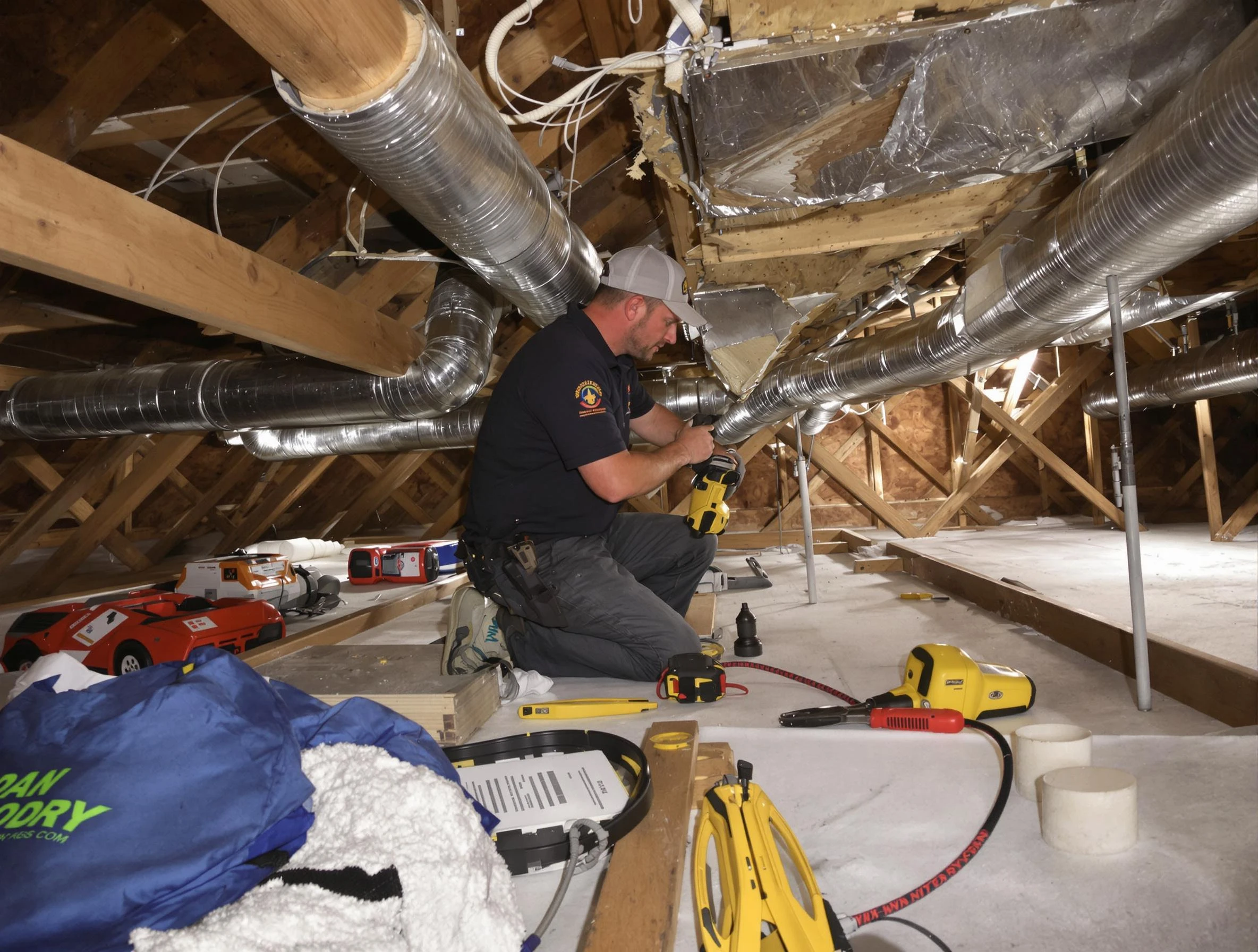 Professional air duct repair by Senoia Air Duct Cleaning in Senoia