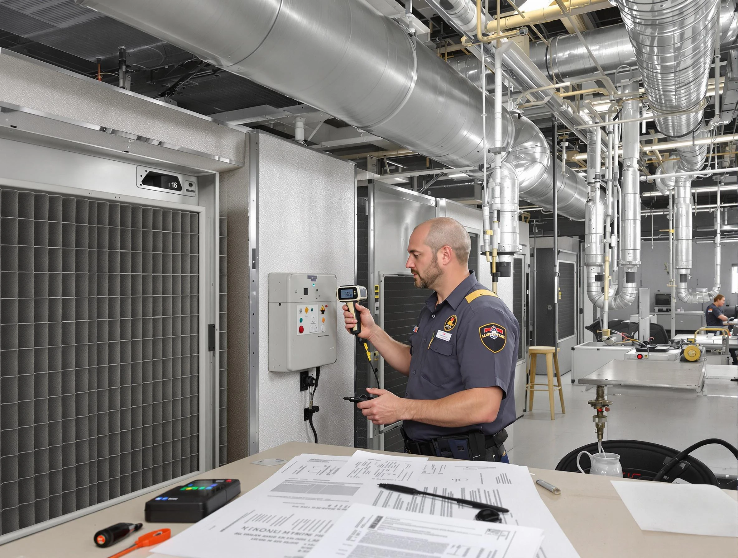 Professional filter system inspection by Senoia Air Duct Cleaning in Senoia